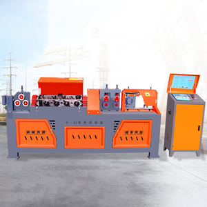 Máquina Enderezadora y Cortadora de Barras y Alambre de Acero de Alta Precisión, CNC, Automática, con Engranajes y Rodamientos, Certificación CE para Construcción - Product Image 2