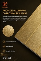 Panneau de chauffage au sol en aluminium gaufré XPS, moderne, ignifuge, isolant thermique et durable