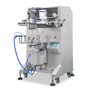 Impresora de Pantalla Cilíndrica Semiautomática de Alta Calidad, la Más Popular, para Etiquetas de Botellas, Frascos y Contenedores en la Industria Agrícola - Product Image 6