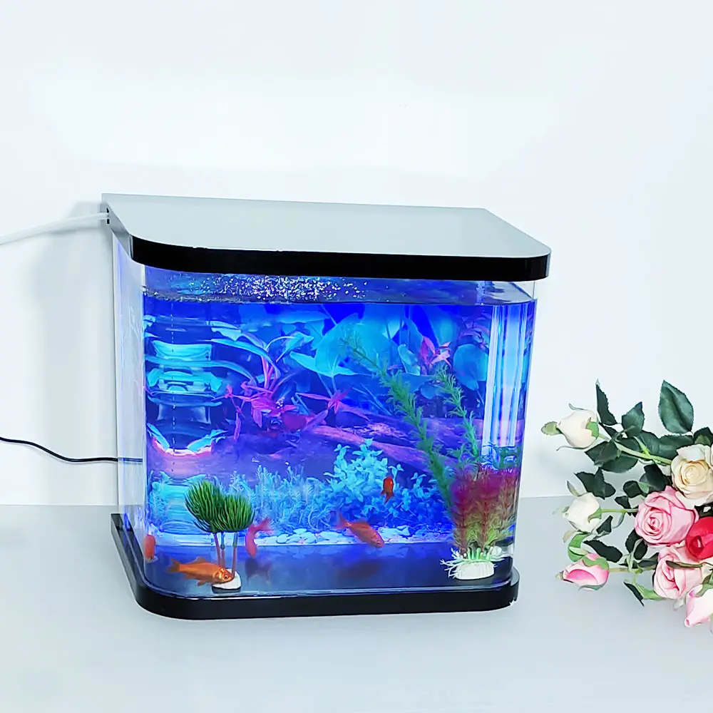 Wholesale Aquarium Polyresin Coral Ornament Fish Accessories Decorations Box Logo Tank Packing Balance Hotel Feature Eco Brown
