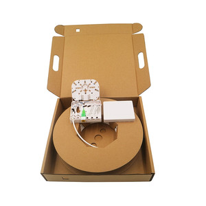 Fabricant <span class=keywords><strong>de</strong></span> câbles à fibres optiques FTTH 1/2/4/8FO Boîtier <span class=keywords><strong>de</strong></span> terminaison mural Kit PTO à fibres optiques avec câble <span class=keywords><strong>de</strong></span> descente rond - Product Image 1