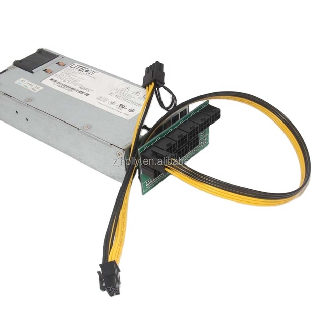 PCIe 6 Pin to 6 Pin & 8 (6+2) Pin Video Card GPU Power Supply Cable 60+20cm Connector Accessories