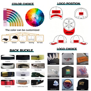 Nueva Gorra de Moda con Puntos, Logotipo Personalizado, Gorra de Béisbol de 5 Paneles de Sarga de Algodón con Lengüeta Ajustable en la Parte Trasera para Viajes al Aire Libre - Product Image 4