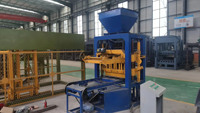Machine de fabrication de briques, blocs de ciment en béton de grand type, machine à blocs de béton à vendre