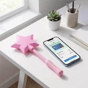 Varita Mágica Telescópica de 30cm para Pagos sin Contacto, Soporte Desmontable de ABS para Tarjetas de Crédito, Novedoso Regalo para Drive Thru, Venta al por Mayor - Product Image 3