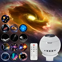 Projecteur d'étoiles capsule spatiale personnalisé, veilleuse LED HD avec télécommande, alimentation par piles ou secteur, lampe à bruit blanc moderne pour chambre à coucher