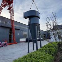 Nouvel extracteur de poussière industriel à cyclone, installation personnalisée, application de collecte des poussières