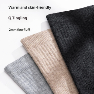 Genouillères en laine de cachemire épaissies - Chauffe-genoux thermiques pour les genoux arthritiques, manchons de genou anti-froid pour les personnes âgées - Product Image 5