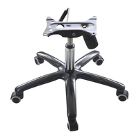NANTAI Fourniture d'usine Pieds de chaise 5 étoiles Chaise de bureau Accessoires en métal Repose-pieds 5 étoiles chromé Base de chaise de bureau pivotante