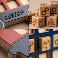 Jouets en bois Montessori personnalisés : Train, jeu de correspondance des chiffres, engrenages, cube de chargement, cartes de jeu éducatives STEM colorées pour tous les âges