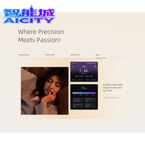 AICITY K3 Smart Ring : Analyse IA avancée, suivi des phases <span class=keywords><strong>de</strong></span> sommeil, découverte du chronotype, exercices <span class=keywords><strong>de</strong></span> méditation, <span class=keywords><strong>contrôle</strong></span> via application mobile - Product Image 4