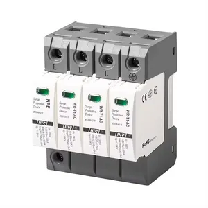 AC SPD 3P NPE 275V 385V 420V 20KA15KAハウスライトニングサージプロテクター保護保護低電圧アレスターデバイス