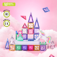 Mini tuiles magnétiques inspirées de Montessori, créativité portable, mini blocs magnétiques, jouets éducatifs STEM pour les tout-petits