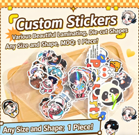 Pegatinas troqueladas personalizadas |   Pegatinas Personalizadas de Anime y Personajes de Dibujos Animados con Logotipo de Empresa |   Etiquetas Adhesivas Impermeables