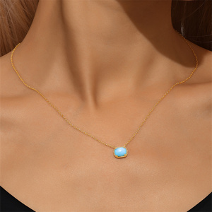 สร้อยคอรูปหยดน้ำ S925 ดีไซน์หัวใจแบบหยดน้ำ รุ่นคลาสสิก ใหม่ล่าสุด - Product Image 6