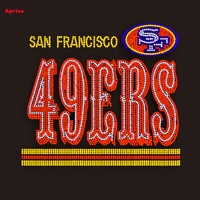 Nouvelle Collection 2026 : Patch thermocollant strass San Francisco 49ers pour maillot de supporter et décoration DIY