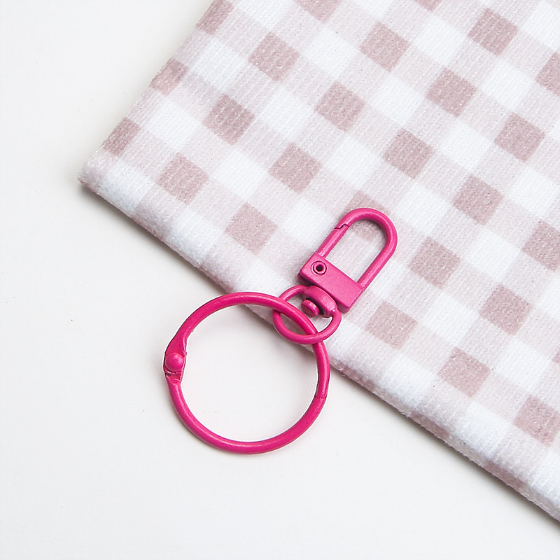 Loquet de porte rose rouge, clip de 3 cm
