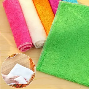 Reusable Paper Microfiber Dish Towel For Kitchen Bamboo