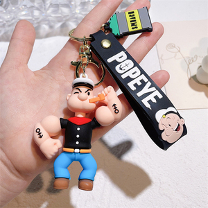 Llavero de Dibujos Animados al por Mayor, Llavero de Popeye, Muñeco de Plástico Suave, Colgante para Mochila, Regalo - Product Image 6