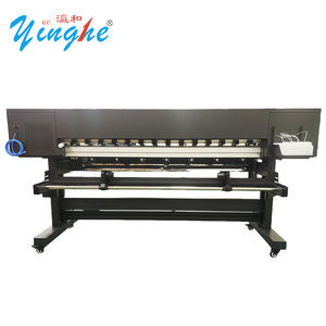 Yinghe, impresora de gran formato de 1,8 m, impresora ecológica solvente con 1 pieza XP600 cabezal de impresora CMYK para vinilo y pancarta - Product Image 5