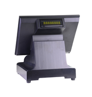 ¡Salida de fábrica! Pantalla táctil pos todo en uno caja registradora para la venta con impresora térmica, sistema operativo, Software, cajón de efectivo, pantalla dual