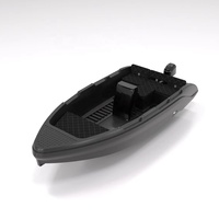 Mini Yacht Innovant en Matériaux Écologiques pour Lac et Haute Mer, Bateau de Sport Nautique, de Pêche et de Vitesse