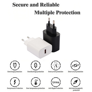<span class=keywords><strong>Chargeur</strong></span> secteur 5W 5V1A Prise EU <span class=keywords><strong>Chargeur</strong></span> de téléphone portable 5V Adaptateur secteur USB Chargeurs européens avec connecteurs USB pour iPhone - Product Image 2