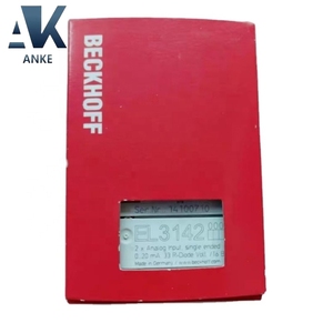 EL3142module PLC BECKHOFF Brand New Original EtherCAT Terminal 2 Channel Module d'entrée analogique EL3142 In BoxEL3142 - Product Image 1