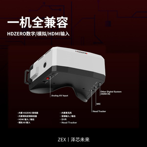 HDZERO BOXPRO Digital Eye Mask 100Hz 1800nits Low Latency Drone Simulator Glasses - Product Image 1
