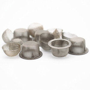 20 50 80 100 150 200 마이크론 스테인레스 스틸 짠 와이어 메쉬 필터 캡 테 돔 스크린 스트레이너 - Product Image 3