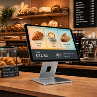 Caisse enregistreuse tactile Windows 15,6 pouces, terminal de point de vente 3e génération, 4 Go, 64 Go SSD, magasin de détail, Intel I3