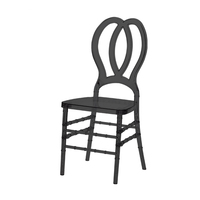 Chaises de restaurant d'extérieur de haute qualité, chaises en plastique pour hôtel, fête, banquet, événement, mariage