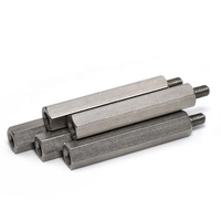 Laiton acier inoxydable mâle femelle hexagonale entretoise pcb vis écrou m/f fileté or hexagone entretoise M2 M2.5 M3 M4 M5 M6 x 20MM + 10