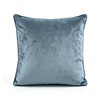 Housse de coussin moderne en velours écrasé pour salon, chambre, appartement – Design polyvalent