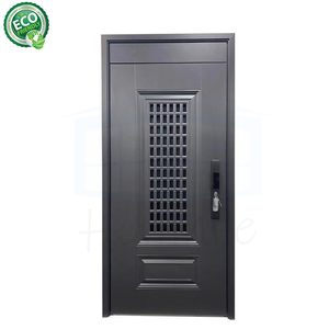 Puertas Principales de 36 Pulgadas X 80 Pulgadas Puerta Frontal Precolgada de Acero Imprimado con Panel de Acero - Product Image 5