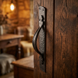 Wholesale Supply Industrial Iron <b>Door</b> <b>Handle</b> Black Metal <b>Pull</b> Hardware for Exterior Use Easy Installation Available For Export - Product Image 2