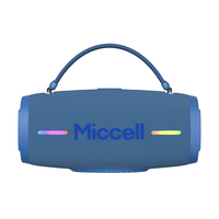 Enceintes DJ sans fil Miccell en gros, 2400 mAh, 30 W, avec lumières RGB pour fêtes au bord de la piscine et camping