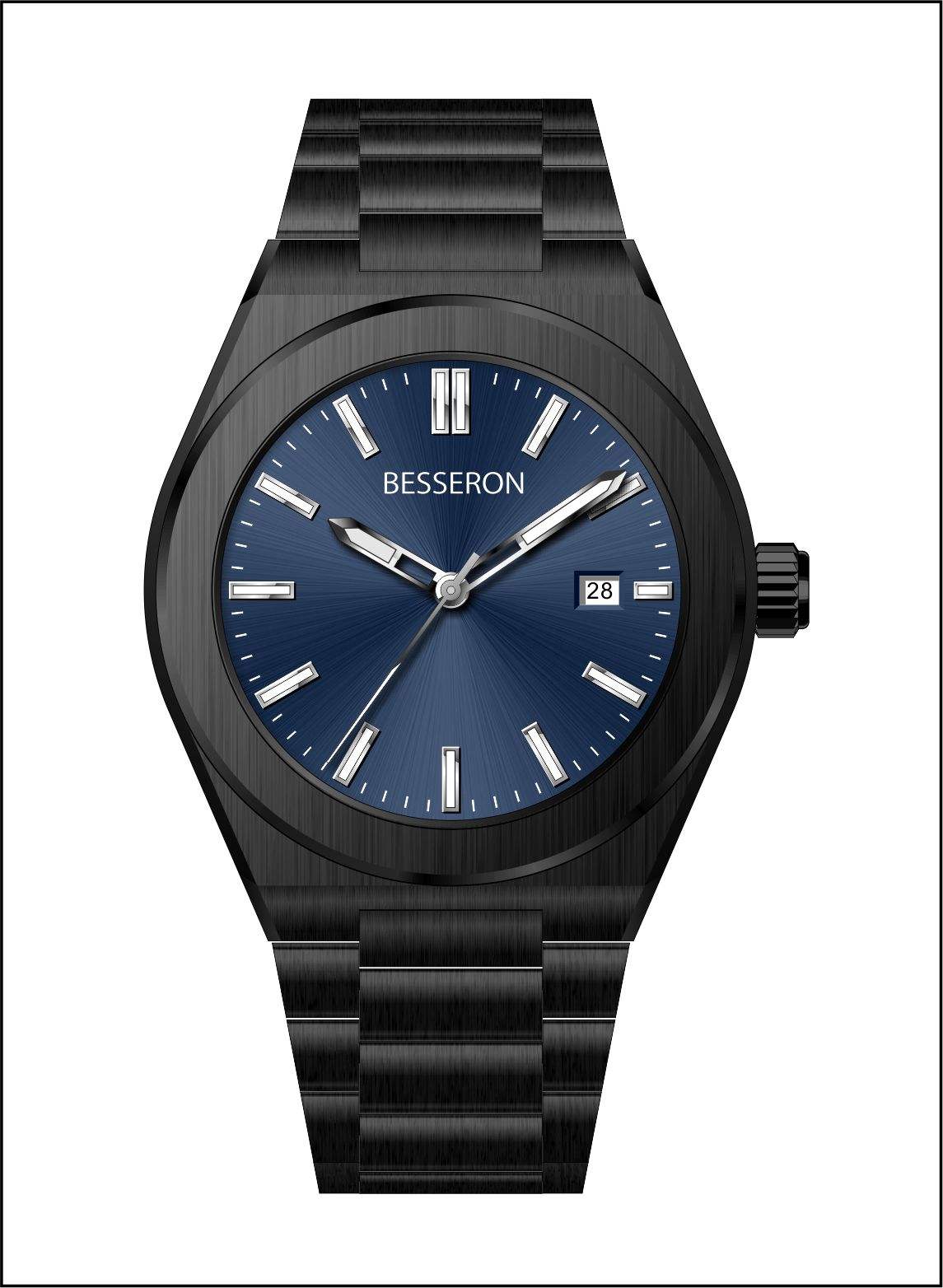 Black and blue Dial