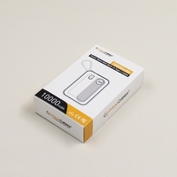 Logo personnalisé Imprimé Puissance Banque Chargeur de Détail Pliante Carton Papier Électronique Boîte D'emballage