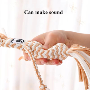 Jouet à mâcher durable en corde de coton pour chien, en forme de Jackstraw, jouets en chanvre pour animaux de compagnie, jouets à mâcher noués pour chiens - Product Image 3