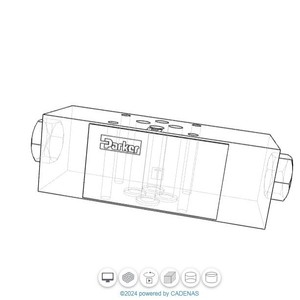 Vanne de contrôle hydraulique empilable Parker Cpom2ddv, huile, température normale, application générale - Product Image 2
