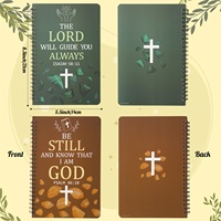 Carnet à spirales inspirant avec des versets bibliques pour prendre des notes, journaux d'étude biblique avec des prières inspirantes pour les femmes