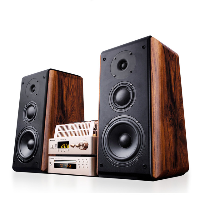 Vofull KH-505 HIFI Passive Bookshelf Speaker Three Way 6.5 Inch Woofer for Home Audio