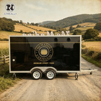 Mobiele BBQ Foodtrailer Premium Steak Foodtruck DOT VIN CE Restaurantkwaliteit Grilltrailer