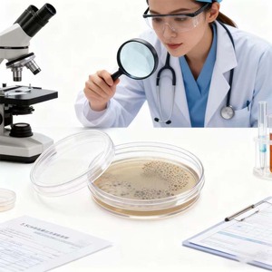 Il produttore fornisce direttamente piastre di coltura batterica di cellule <span class=keywords><strong>Petri</strong></span> sterili in plastica monouso da 55mm per biologia - Product Image 1