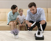 Rotrics DexArm Bras robotique de bureau tout-en-un Contrôle de mouvement à quatre axes Système de peinture motorisé de haute précision Boîte de vitesses 500g