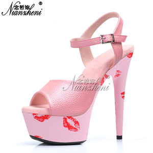 6 pulgadas Sexy estilo romano exótico-chic acero Pole Dance Stripper Stiletto zapatos disfraz fiesta Club club nocturno estilo más vendido - Product Image 1