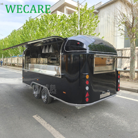 Wecare CEE Doner Kebab Mobile Camping Cuisine Poulet Friture Food Truck Chariots Entièrement Équipé Fabrication Snack Food Trailer USA