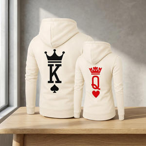 เสื้อฮู้ดขนแกะครอบครัวควีนคิง 100% ผ้าฝ้าย พิมพ์ลาย เป็นมิตรกับสิ่งแวดล้อม ป้องกันขนร่วง สำหรับฤดูหนาว พิมพ์โลโก้แบรนด์ตามสั่ง - Product Image 2
