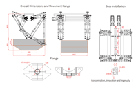 Robot Kolaboratif Lengan Pick and Place, Robot Lengan Spider Manipulator Delta Parallel untuk Industri Makanan dan Susu